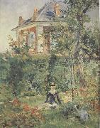 Edouard Manet Un coin du jardin de Bellevue (mk40) oil painting reproduction